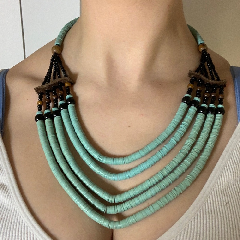 Turquoise Beaded Necklace